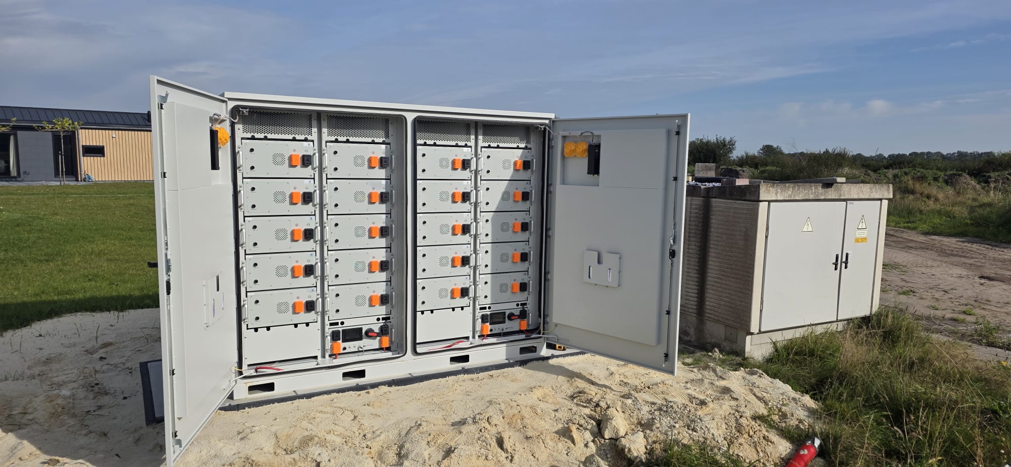 Peakshaving met 300 kWh opslag bij De Huyne